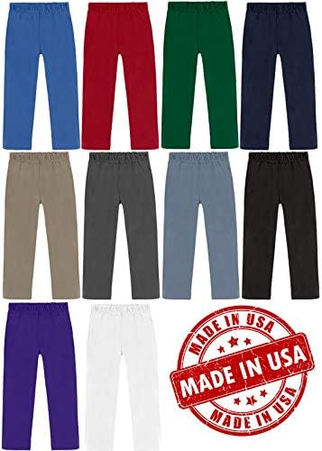 Памучни Спортни панталони City Threads за момчета - Sports Лагер Play and School, Произведено в САЩ