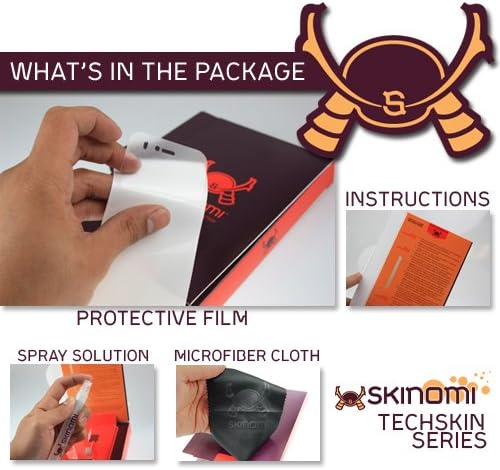 Защитно фолио Skinomi, Съвместима с Samsung Galaxy Avant Clear TechSkin TPU Anti-Bubble HD Film