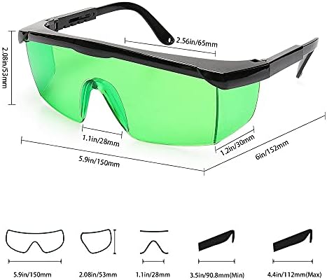 Очила GOSONO Лазерни Защитни Очила от 190нм до 540нм Лазерни защитни очила С Кадифена Кутия