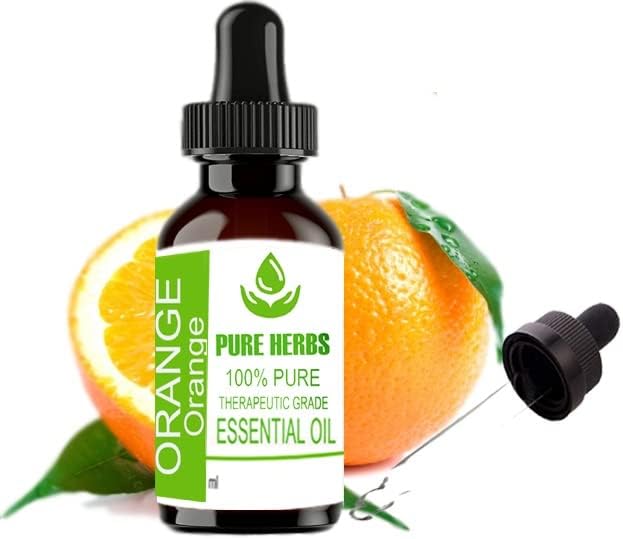 Етерично масло Pure Herbs Orange (Оранжев) - Чист и Натурален Терапевтичен клас с Капкомер 100 мл