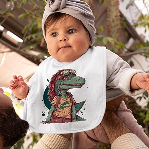 Сладки бебешки Лигавници с Анимационни Динозавром - Тематични Престилки за Хранене на деца - T-rex Bibs for Eating