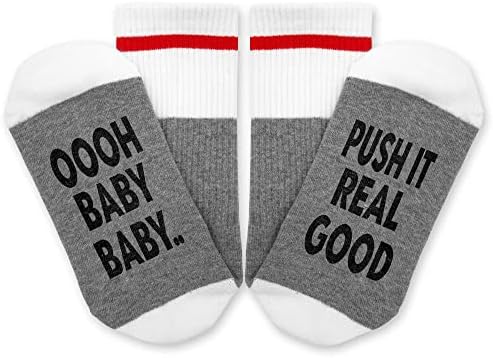 Оооо, скъпа, Скъпа Чорапи.. Push it Real Good,Чорапи подарък за майка, Подарък за бременни, Подарък за нова мама, Подарък за