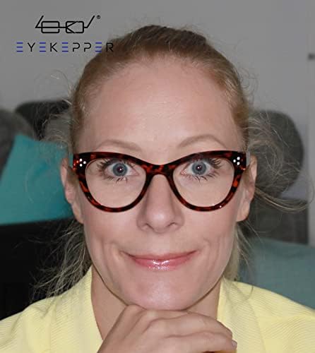 Eyekepper Спестете 10% на 5 опаковки женски очила за четене в ретро стил голям размер, и 4 опаковки ридеров голям размер в стил