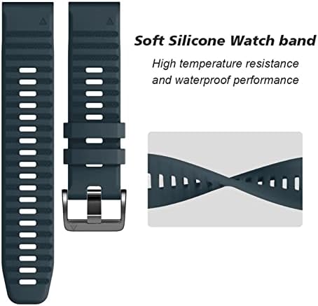 Официален быстросъемный каишка DAIKMZ с бутон за часовници на Garmin Fenix 7X, Fenix 7, Fenix 7S Watch Easyfit Wristband Каишка