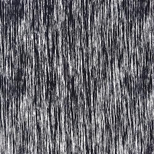 FabricArt Черно-Бяла Текстурная Плат с принтом на черен фон с двор, 4-Лентови Еластична материя за Капитониране от найлон и Ликра в Двора,