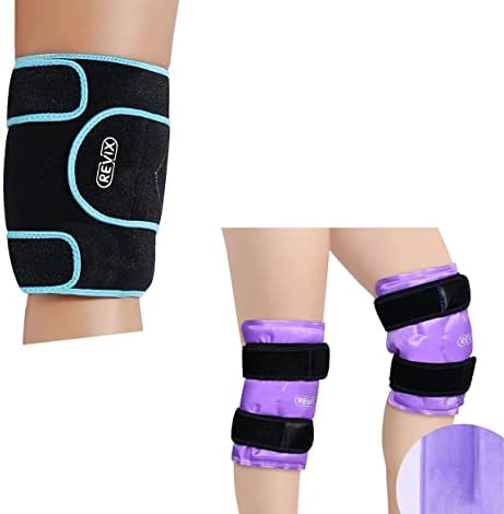 REVIX Пакет с лед на коляното при травми многократна употреба Гелевое приключи с лед за облекчаване на артрит, менискус и хронични болки