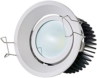OKLUCK Ултратънък домакински led-вградени тавана лампа с регулируем ъгъл на наклон от 30 °, антибликовый led-вградени лампа,