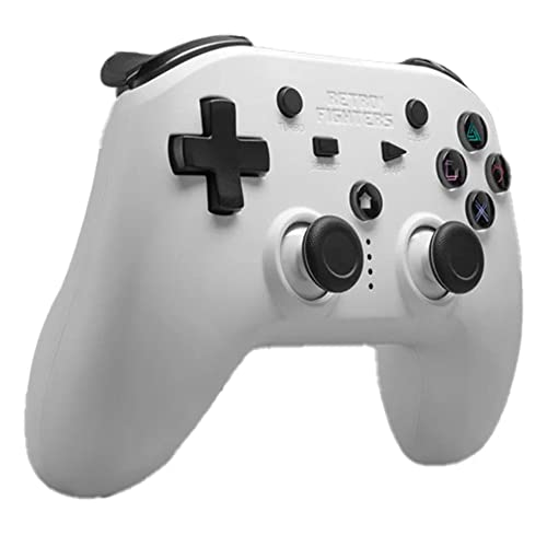 Безжичен контролер Bluetooth Retro Fighters Defender от Следващо поколение, който е съвместим с PS3, PS4 и PC (черен)