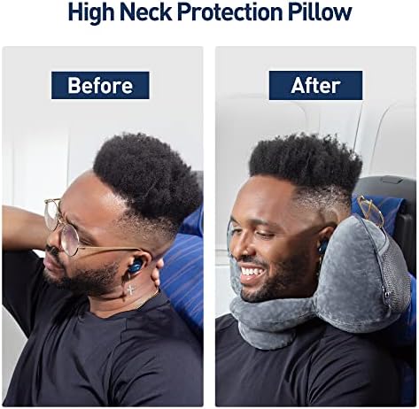 Надуваема възглавница за пътуване HEYDNA Neck, осигуряваща Пълна поддръжка на главата, шията и брадичката, във всяко положение