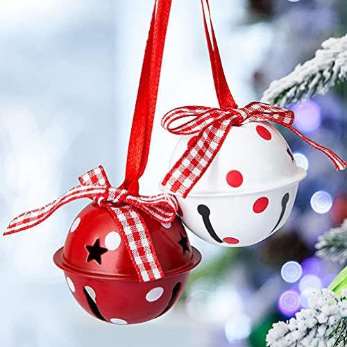 ABOOFAN 24 бр. Коледни Метални Звънчета Коледни Висящи Украси Коледни Звънчета на Врата Закачалка В Селски Стил Iron Звезден