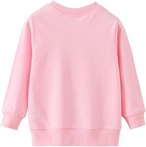 RETSUGO/ Качулки за малки момичета, Всекидневни Пуловер с кръгло деколте, Зимни Блузи с дълъг ръкав, Ризи, Дрехи от 3 до 8 години