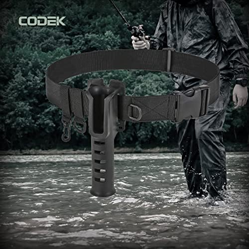 Колан CODEK за Риболов с Притежателя на Въдици Регулируеми Скута колани за заброса въдици с Преносимо устройство за поставяне