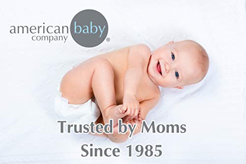 American Baby Company 30 X 40 - Меки Термо-Вафельное Пеленальное одеало от естествен памук, Аквамарин, Меко Дышащее, за