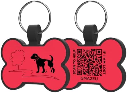 Идентификация етикет за домашни любимци с QR код, онлайн Профил, Тиха Силиконова етикет за кучета, Беззвучная Отломки Етикет