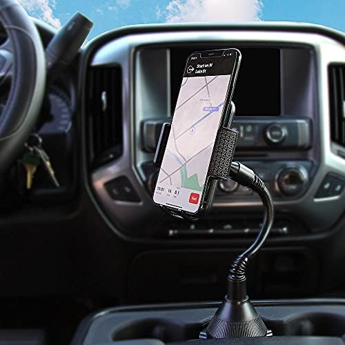Автомобилна поставка за Чаши за телефон Limitless PhoneStation с Регулируема основа, Гъвкава врата и скоба за воздухоотвода за iPhone / Samsung
