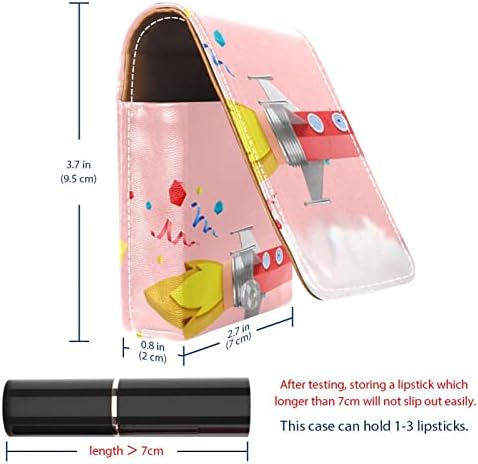 Забавен Космически Кораб Молив Ракета Грим Червило Калъф за Външен Преносим козметични чанти За Пътуване