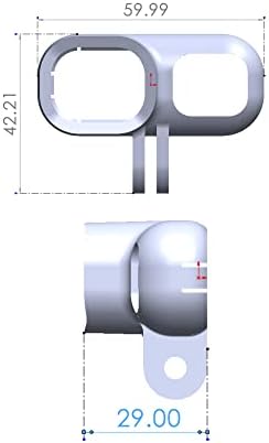 Монтиране на камери QY3D TPU за преобразуване на Runcam Thumb Pro определяне на Gopro (зелен)
