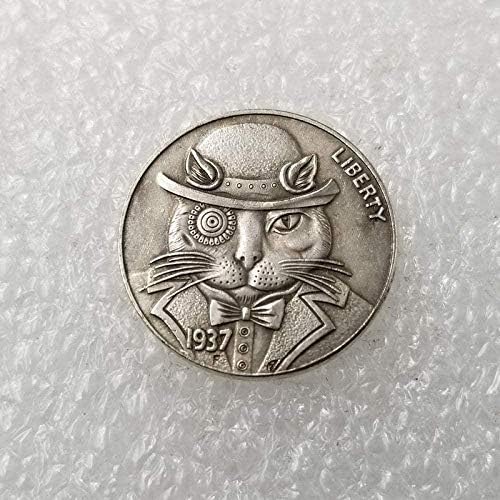 1937 Скитник сребърно покритие Монета Бъфало Сребърен Долар Копирни за събиране на Подаръци