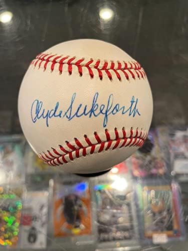 Бейзболен сингъл Clyde Sukeeforth Pittsburgh Pirates с Автограф от Jsa Mint - Бейзболни топки с автографи