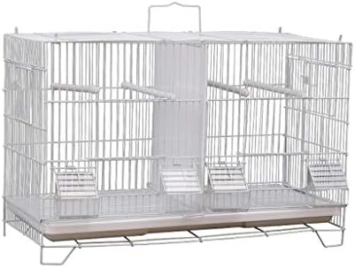 Вила RAZZUM Large Bird Cage Луксозна домашна клетка за отглеждане на птици, е подходяща за хълмисти попугайчиков, канарчета, чинки-зебри,