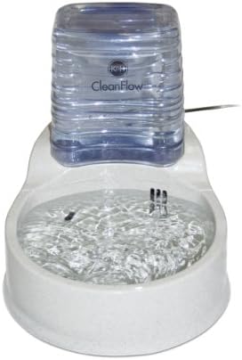 K& H Pet Products Купа за вода с филтър CleanFlow за домашни любимци, С Резервоар от Гранит обем 2 литра + 1.5 литра