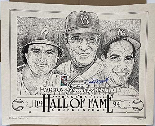 Фил Риццуто Подписа Холограми с автограф на Ню Йорк Янкис, размер 16x20 33/100 - COA, Съответните голограммам