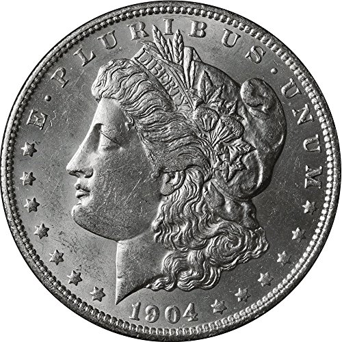 1904 O Сребърен долар Морган, 1 Диамант, Без да се прибягва
