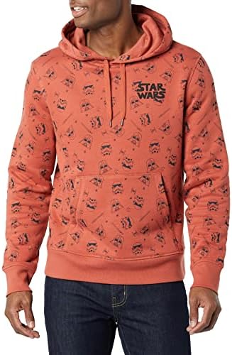 Мъжки флисовые пуловер с качулка Essentials Дисни | Marvel | Star Wars (на разположение в големи и високи)