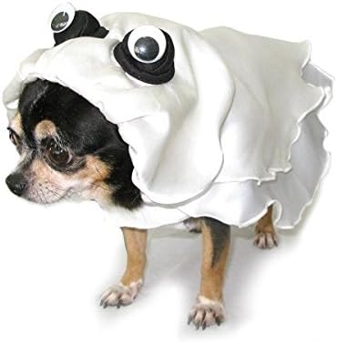 Puppe Love Dog Costume Костюми на Духове - Одевайте своите кучета Като Страшни Призраци (Размер 0)