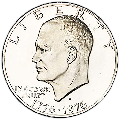 1976 S Плакированный Стартов тип 2 Двестагодишният долар Айзенхауер Choice, Без да се позовават на Монетния двор на САЩ