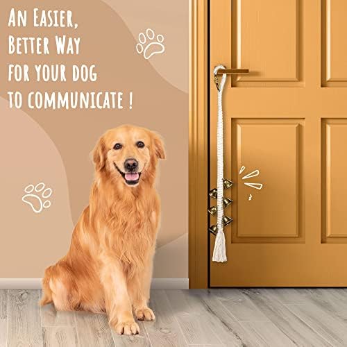 YotoTable Dog Doorbell - Висящи Врати Свирки за кучета и Кученца, Чешки Кученце Камбанка за Приучения към гърне (bellflower приучения на кучето