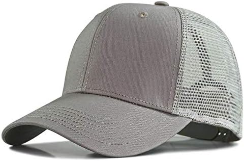 Проста бейзболна шапка размер XXL Oversize Със Структурирана мрежа за шофьор на камион за Голяма Главата