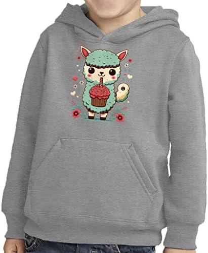 Община стрелча, цветен детски пуловер hoody с качулка - цвете гъба руно сива врана - една карикатура за деца