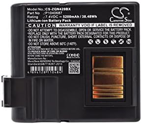 Estry 5200 mah Батерия Заместител на Zebra QLN420 ZQ630 P1040687 BTRY-MPP-68MA1-01 P1050667-016