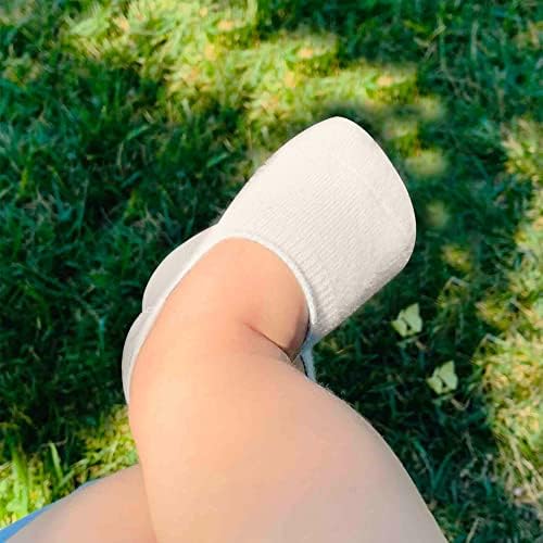 Чорапи bistyle Baby No Show, 6 чифта |Чорапи За Новородени Деца, Противоаллергенный Памук |Чорапи До Глезена С Дълбоко Деколте За Момчета