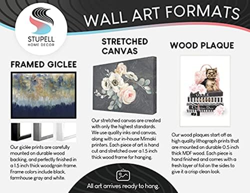 Stupell Industries Се Случват Добри Неща, Се Променя Тоалетна Хартия, Фраза За Баня, Платно, Стенно Изкуство, В Галерейной