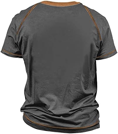 Извънгабаритни Мъжки Ризи На Ден на Независимостта 2023, Обикновените Летни Блузи С кръгло деколте, Класически Ежедневни Тениски С Графичен