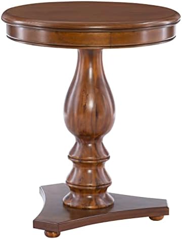 Приставной маса с акцент на щанда от лешник с кръгла горна част от Пауъл Финли