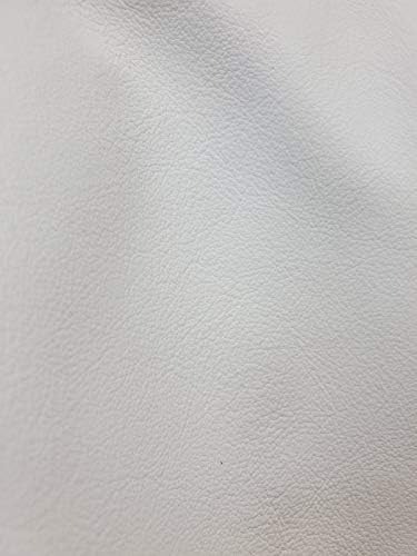 Естествена кожа, Чиста Бяла Гладка Полнозернистая тапицерия от напа, 2,5 грама, 15-17 кв. фута. Обувки Чанта за обувки от естествена