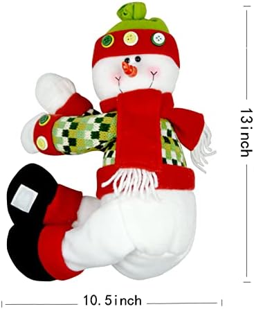 Снежен човек на Коледното дървото, Уникални Празнични Коледни Украси, Забавен Домашен Декор, Също така Може да се Използва като завязки