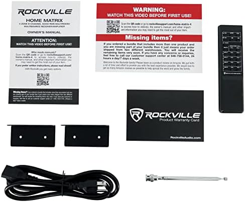 Rockville Home Matrix 4 Зони На 8 Канала 600 W Многостаен / Източник Приемник / Усилвател