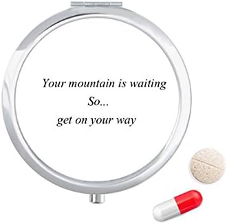 Иди в Пътя към Планината Калъф за Хапчета в Джоба Кутия За Съхранение на Лекарства Контейнер Опаковка