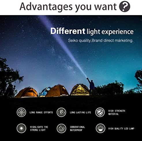 Акумулаторна Прожектор sowav, Суперяркие Светлини с висока Люменом, led Прожектор с дръжка, Водоустойчив точка осветление IPX4 за домашна