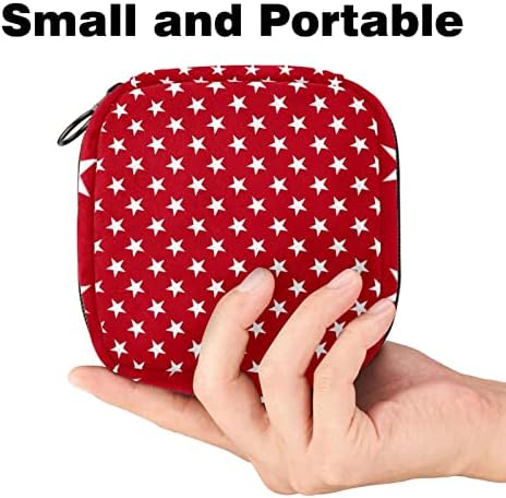 Чанта за съхранение на Хигиенни Кърпички С Шарени Звезди, Женствена Чанта За съхранение на Тампони, дамски Чанти джоб, Чанта за Менструални