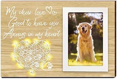 Паметни подаръци кучето Veco поради загуба на кучета, Идеална рамка за снимки в памет на домашни любимци Подаръци във връзка със