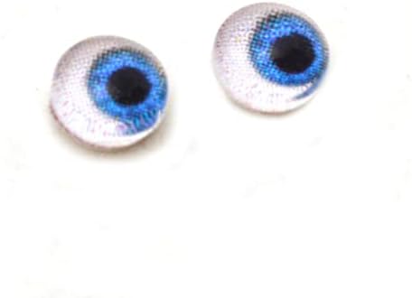 Страничния поглед Син Човешки Очи от 6 мм до 60 мм Технология на Фантастичен Производство на Бижута Художествени Детайли За Кукли Таксидермическая