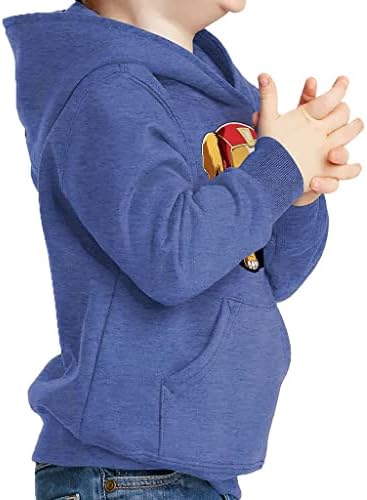 Hoody с качулка в стил Супергерой за деца - Скъпа Hoody с качулка Отвътре с Гъба - Hoody с принтом за деца