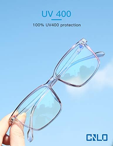 Блокиране на Очила CNLO Blue Light, Компютърни Очила за защита от uv, От Пренапрежение на очите, Рамки за очила За Мъже /за Жени