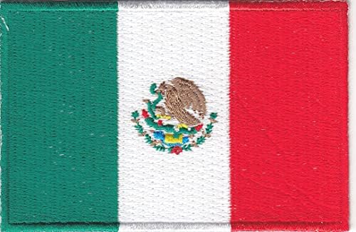 Iron ЗНАМЕ На МЕКСИКО в Нашивке 3 Мексикански