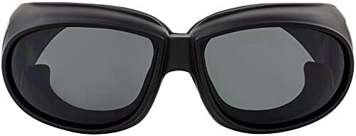 2 Защитни очила за мотоциклет са Подходящи за повечето точки Дымчатые и прозрачни Ден и нощ Отговаря на стандартите на ANSI Z87.1 За защитни